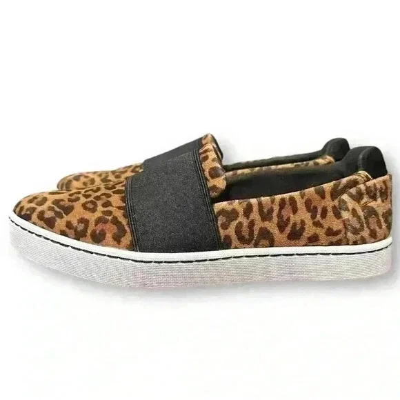 Clarks Pawley Wes Sneaker, Leopard Print Suede, Womens Size 7 **Like New** - Picture 2 of 10